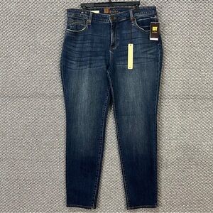 Kut from the Kloth Blue Skinny Jeans with Faded Wash